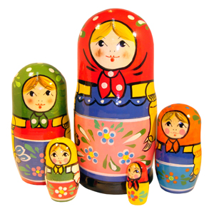 Матрешка Загорская 5 в 1 (RNToys) 