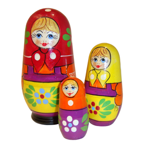 Матрешка Загорская 3 в 1 (RNToys) 