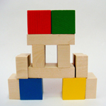 Конструктор Кубик и его части (14 дет.) (RNToys)  
